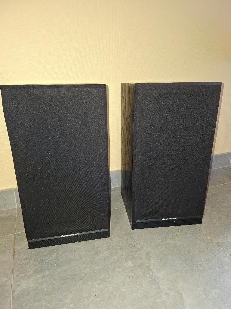 2x Mordaunt Short speakers ms35ti (80 Watt RMS), Enlèvement, Utilisé, 60 à 120 watts, Haut-parleurs Frontaux, Arrière ou Stéréo