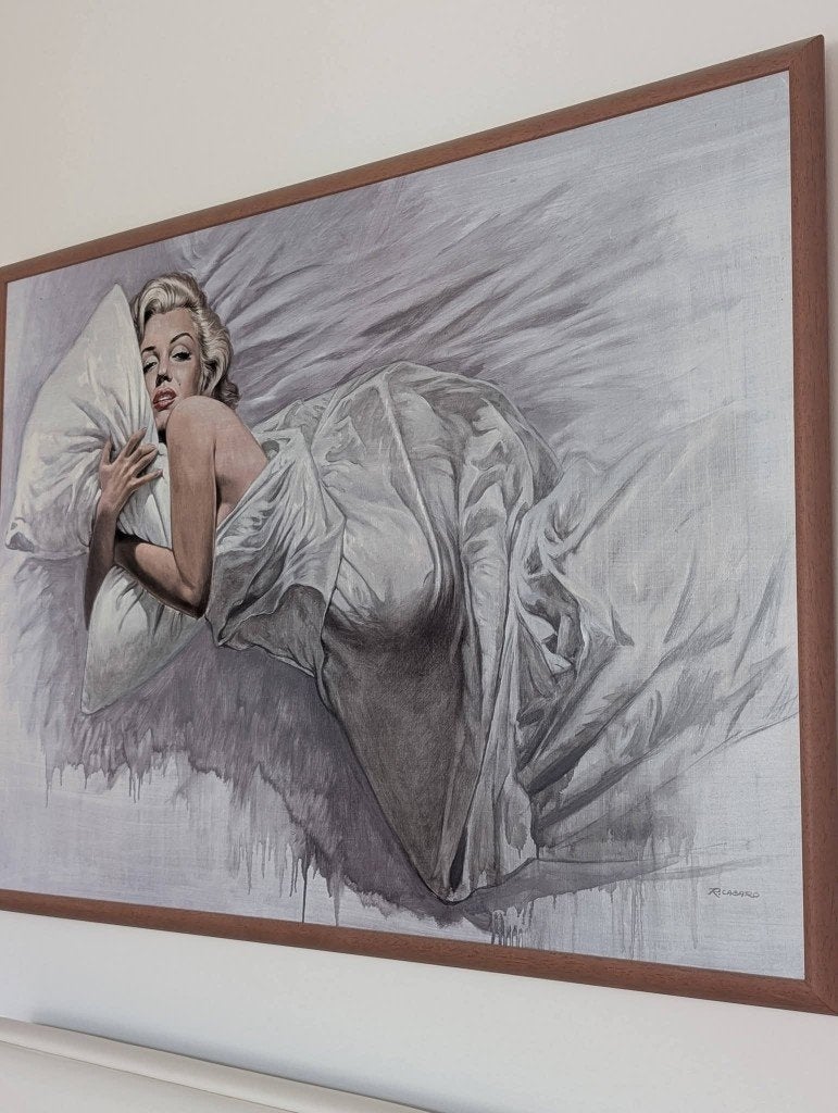 Tableau Marylin Monroe, Neuf, Fait main, 72 cm, Enlèvement