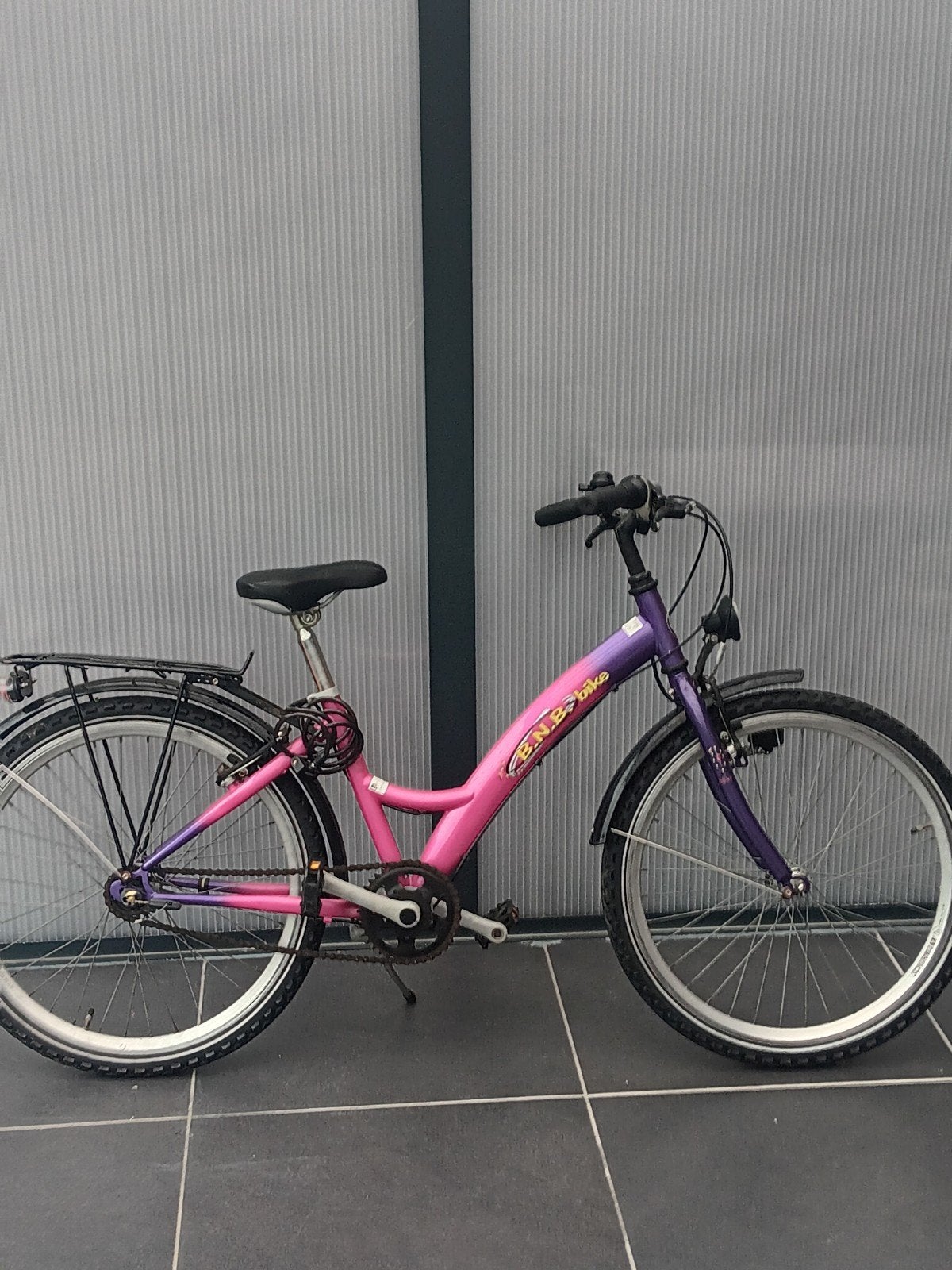 Mooie roze/ paarse meisjesfiets 24 inch, Fietsen en Brommers, Ophalen, 24 inch, Versnellingen