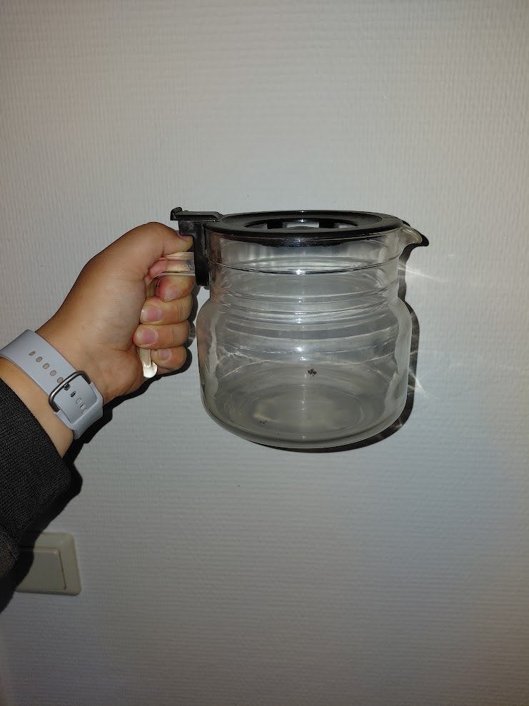 Blanco koffiekan, Kunststof, Ophalen of Verzenden, Overige merken, Overige typen