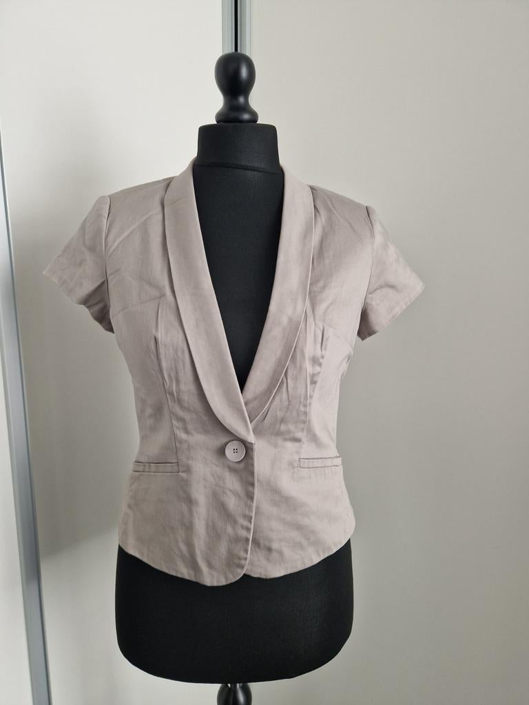 Blazer/Veste/tailleur été, femme, courtes manches, taupe, s, Enlèvement ou Envoi, Autres couleurs, Taille 36 (S), Promod
