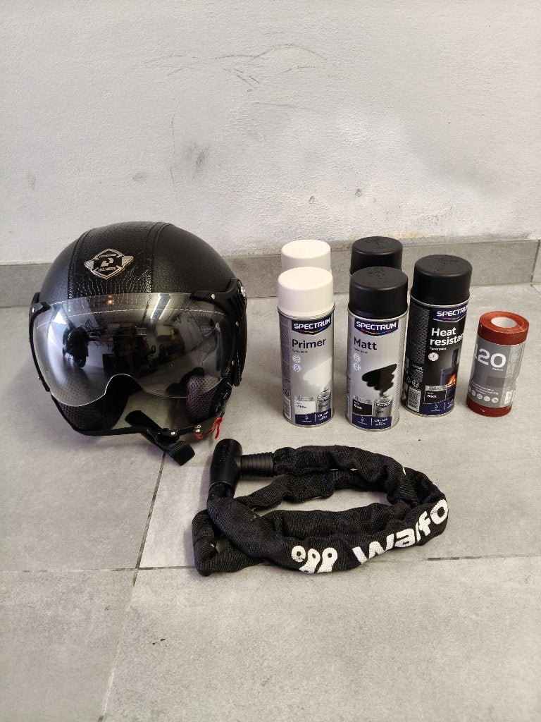 TE KOOP SCOOTER HELM, Ophalen, Zo goed als nieuw, Small, Onbekend