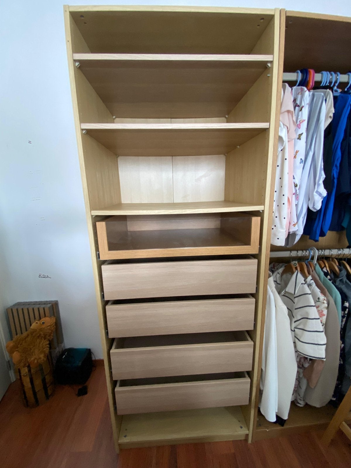 Armoire Pax Ikea 2m x 75cm, Maison & Meubles, Enlèvement, Utilisé, Verre