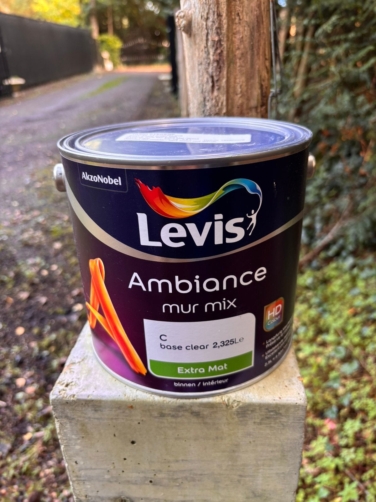 Levis Ambiance Extra Mat muurverf – Shady Green –  2,5 liter, Ophalen, Zo goed als nieuw, Verf
