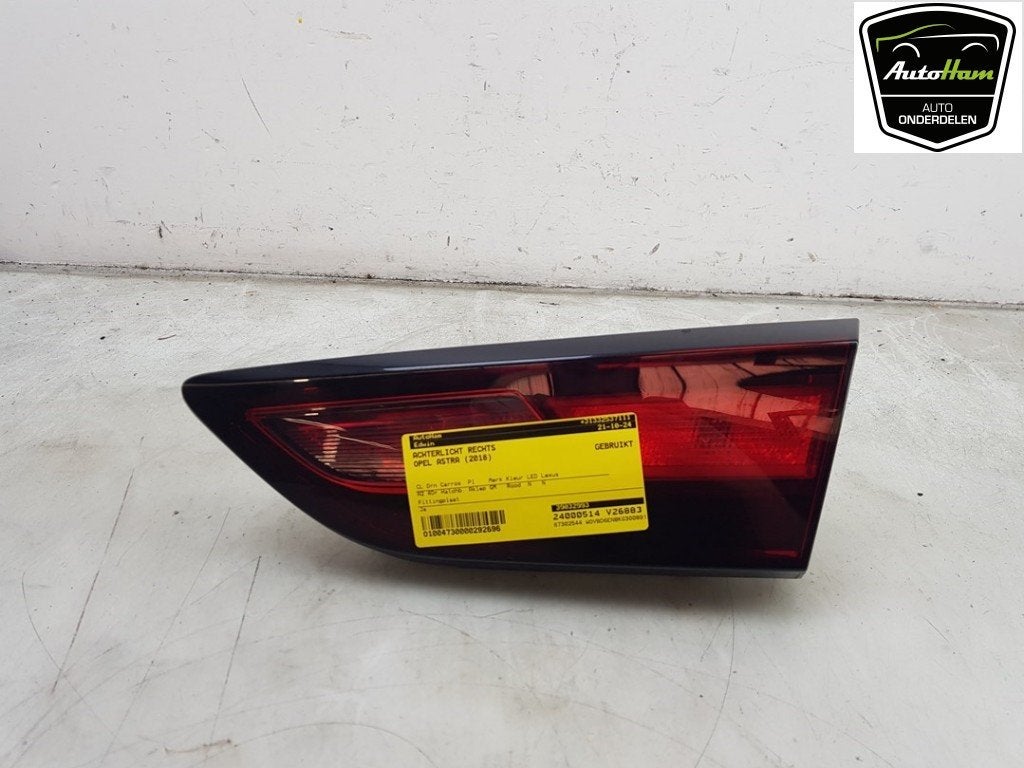 FEU ARRIÈRE DROIT Opel Astra K (01-2015/12-2022), Autos : Pièces & Accessoires, Utilisé, Opel