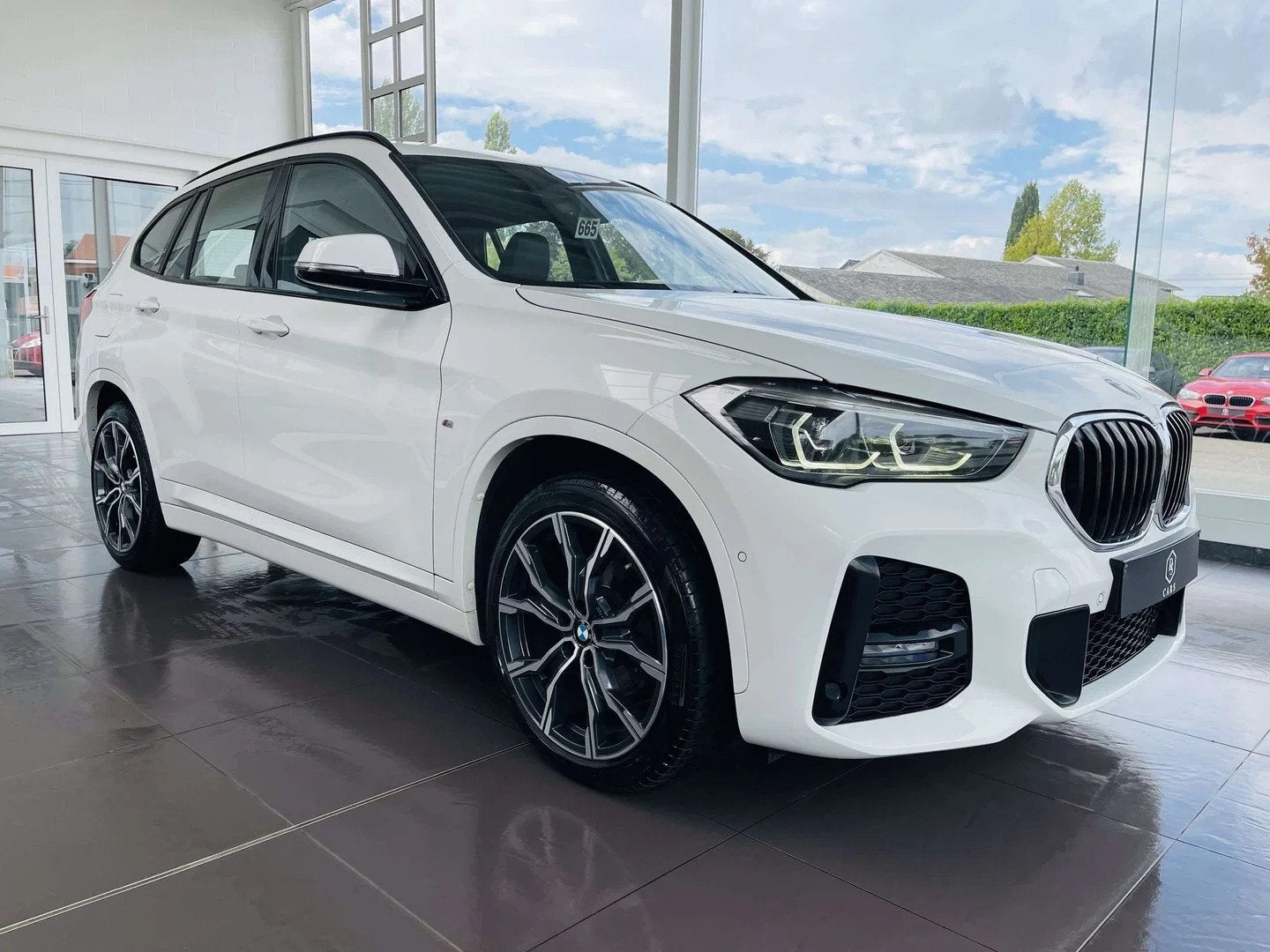 BMW X1 2.0 dA * GARANTIE + PACK M + LED + GPS PRO + CUIR *, Auto's, 4 cilinders, Wit, Bedrijf, 5 deurs