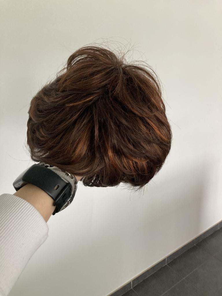 perruque Mayer Hair - tons de brun, Bijoux, Sacs & Beauté, Beauté | Soins des cheveux, Enlèvement, Comme neuf, Perruque ou Extension de cheveux