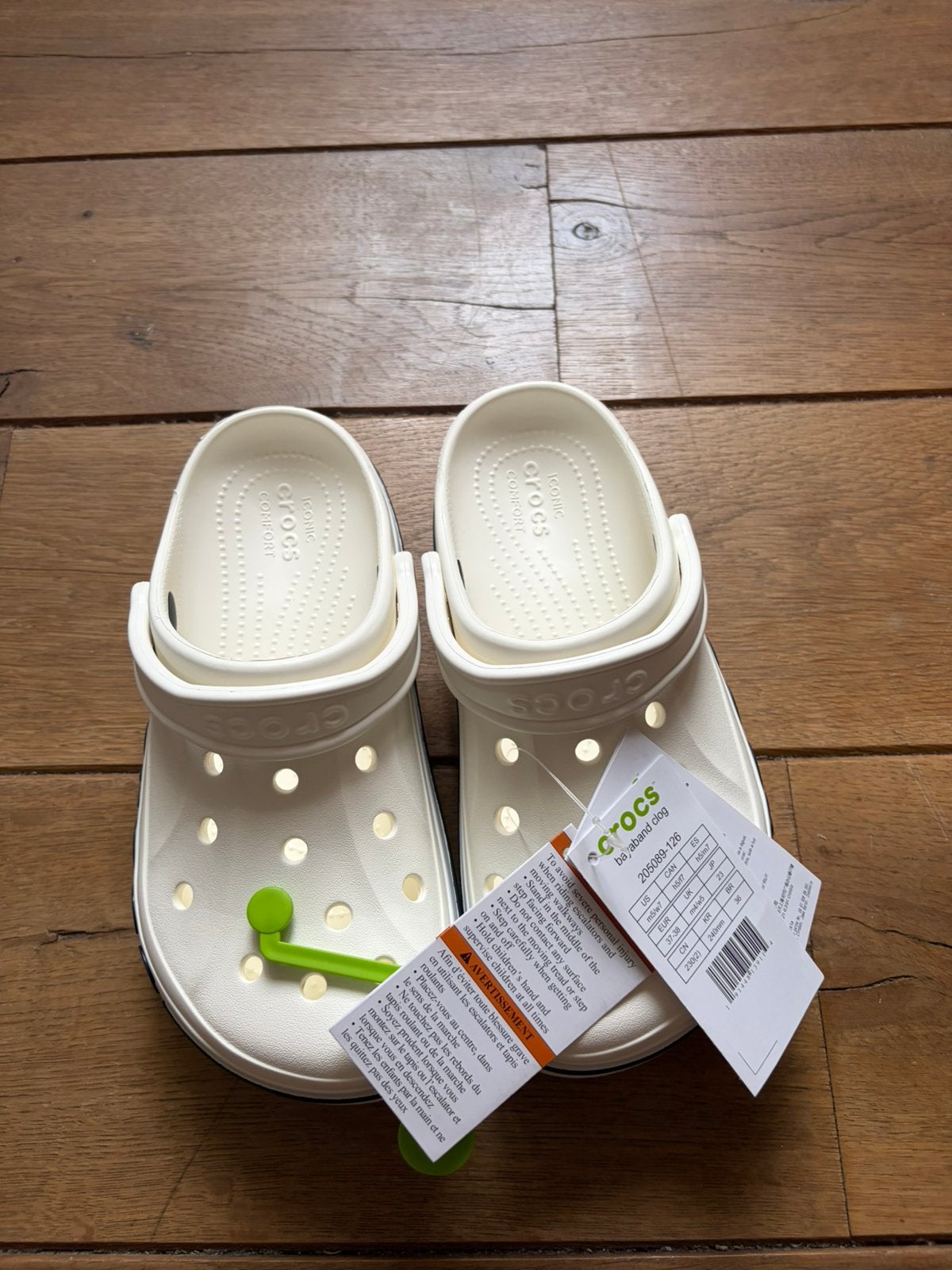 Crocs originales blanches – Taille 37/38 – Neuves, Vêtements | Femmes, Enlèvement ou Envoi, Neuf, Blanc, Pantoufles