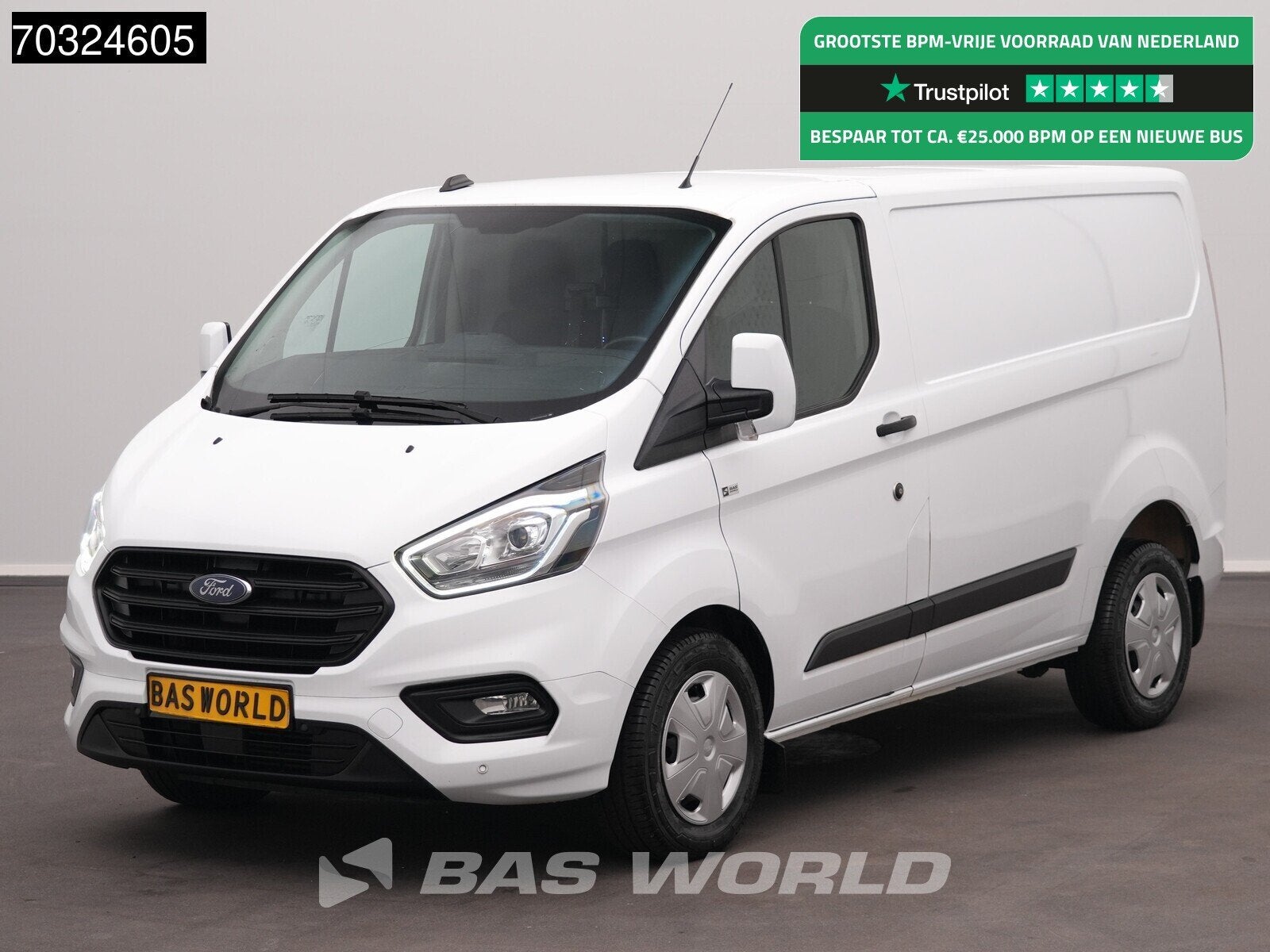 Ford Transit Custom 130PK Automaat L1H1 LED Xenon Airco Crui, Achat, Euro 6, Entreprise, 3 places