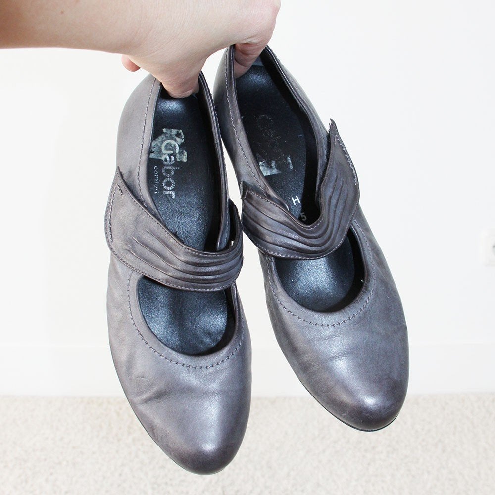 Mooie Leren Gabor Schoenen - s7 (Maat 5H/38) € 40,-, Overige kleuren, Verzenden, Overige typen, Gabor