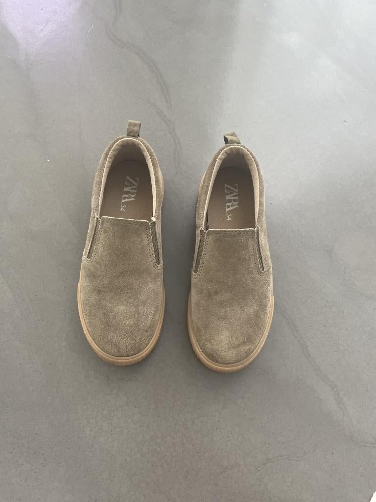 Groene loafers maat 34, in perfecte staat!, Kinderen en Baby's, Schoenen, Ophalen of Verzenden, Zo goed als nieuw, Zara