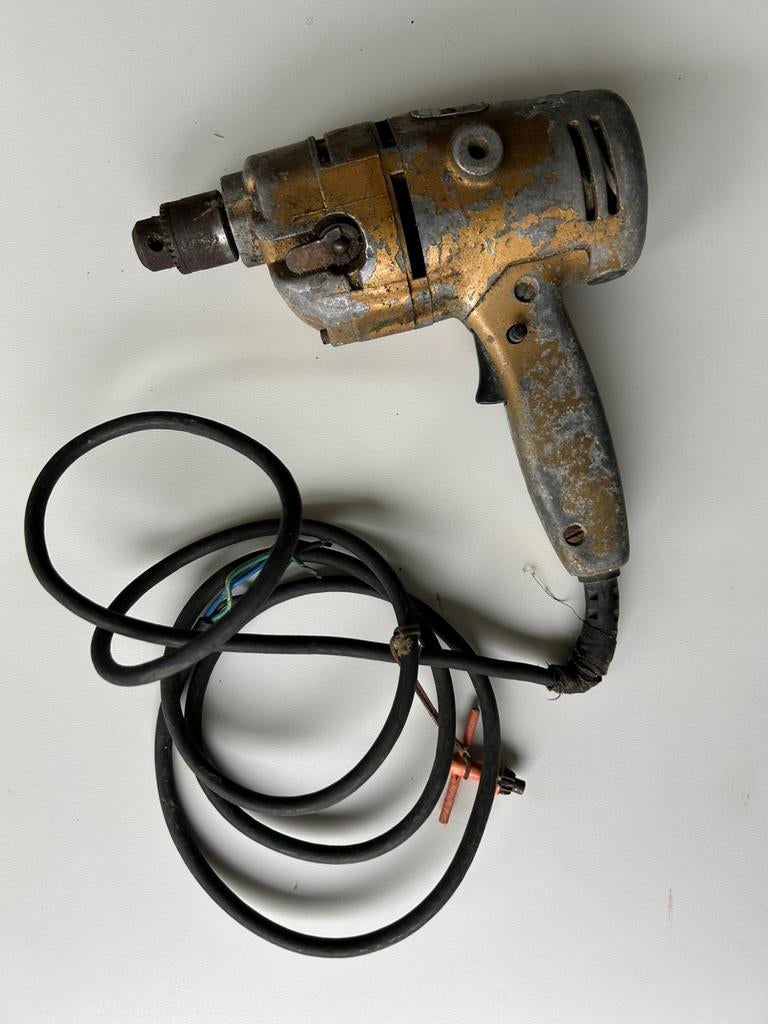 Vintage boormachine jaren 60, Ophalen, Gebruikt, Boormachine