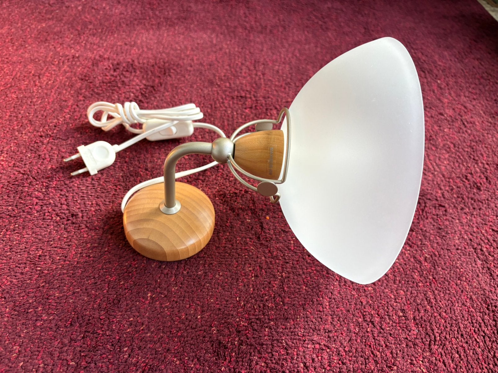 Lampe murale annees 1990 Massive, Vintage, Enlèvement ou Envoi, Comme neuf, Verre