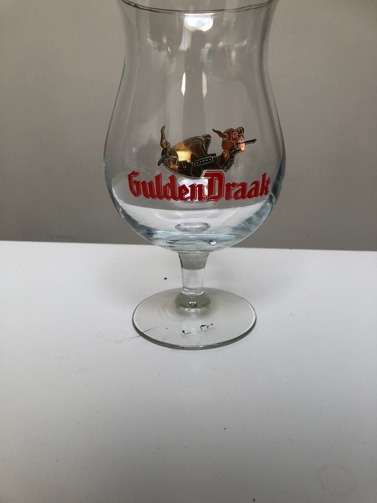 Één bierglas Gulden Draak, Ophalen, Zo goed als nieuw, Glas of Glazen, Overige merken