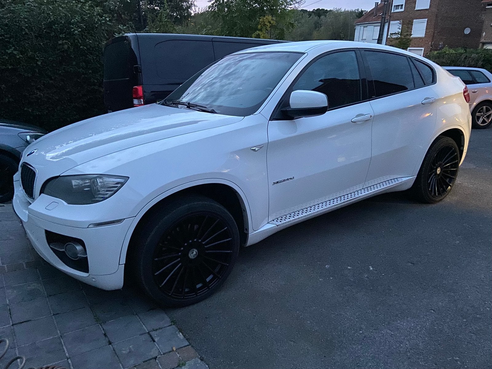 Bmw x6, Auto's, Automaat, Zwart, Wit, Diesel