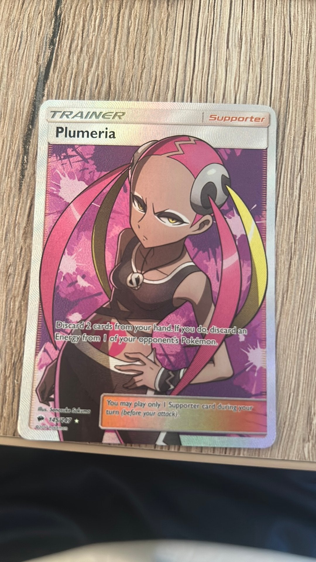 Trainer plumeria, Hobby en Vrije tijd, Ophalen of Verzenden, Gebruikt, Losse kaart