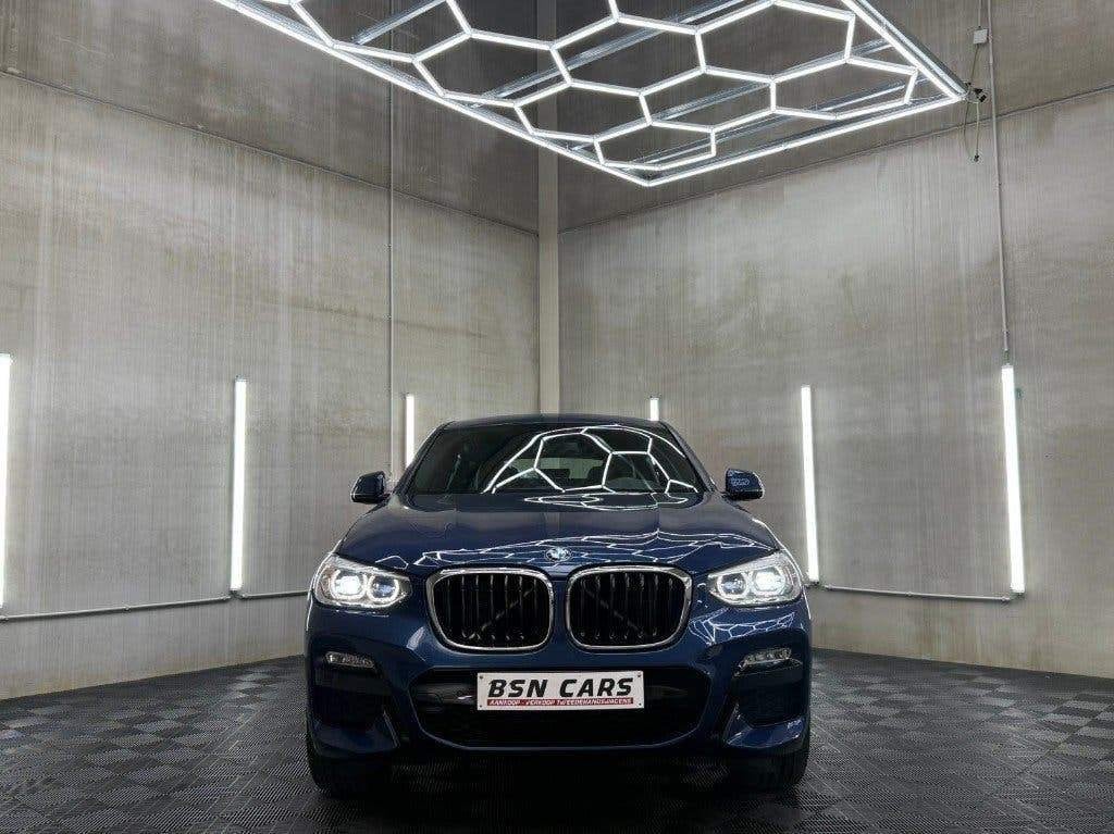 BMW X4/M-PACK/XDRIVE/LED/LEER/1EIGENAAR/GARANTIE, Auto's, Automaat, Blauw, https://public.car-pass.be/vhr/aa4b2a41-76cd-406c-996b-fd7a694e5d4d