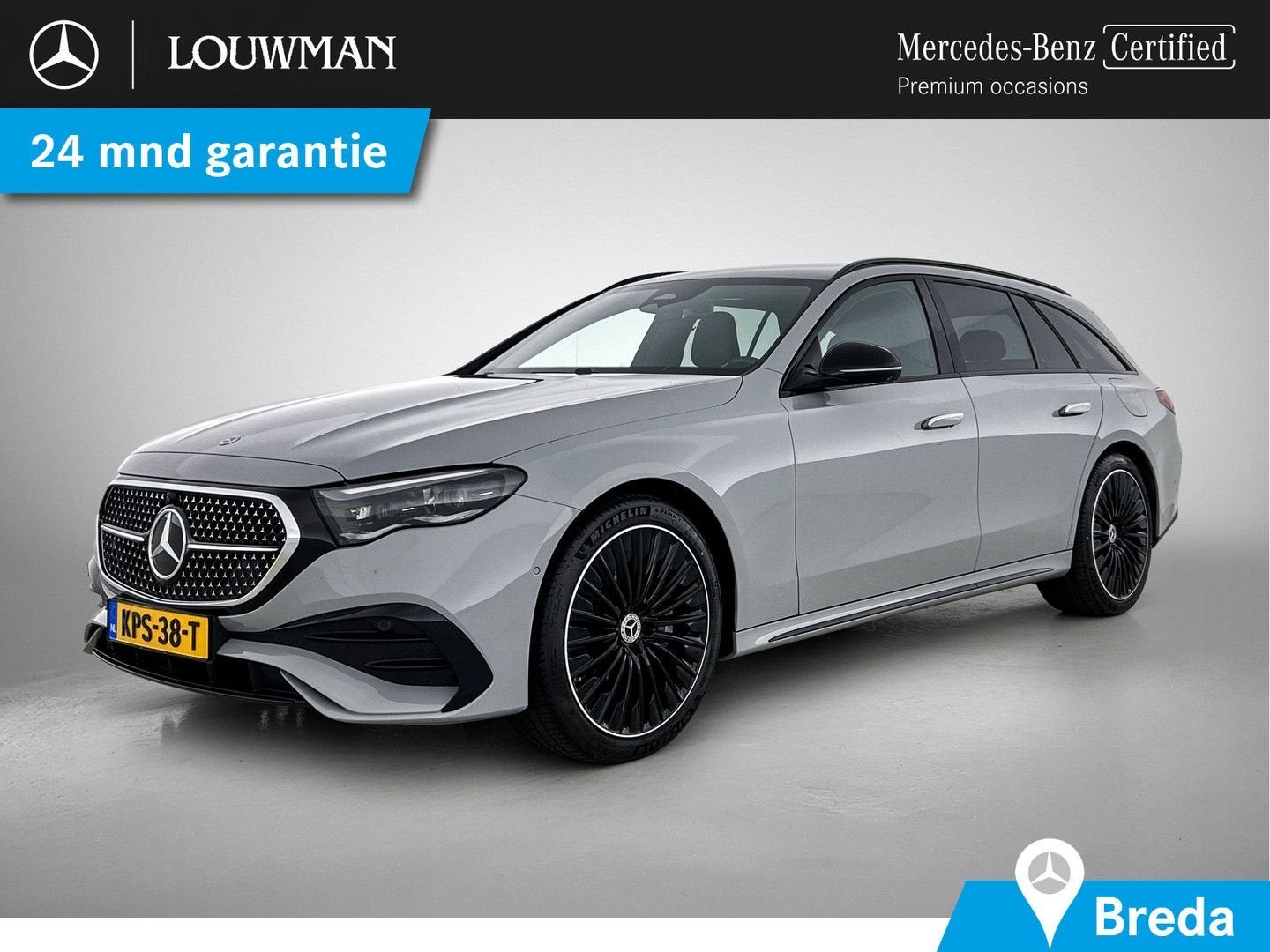 Mercedes-Benz E 300 Estate e AMG Plug-In Hybride Luchtvering, Autos, Mercedes-Benz, Argent ou Gris, Achat, Noir, Break
