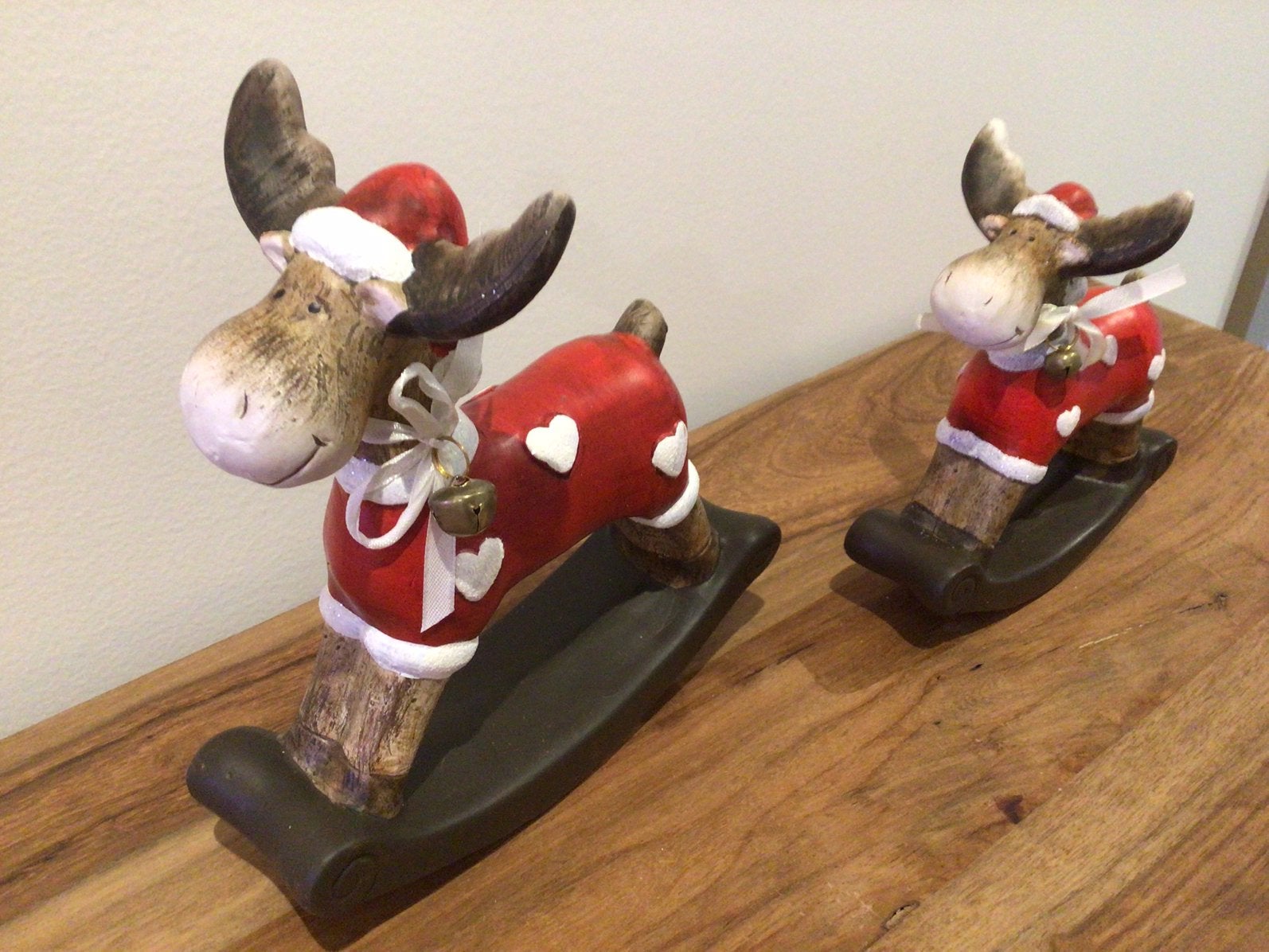 Decoratie kerst hertjes, Ophalen, Zo goed als nieuw