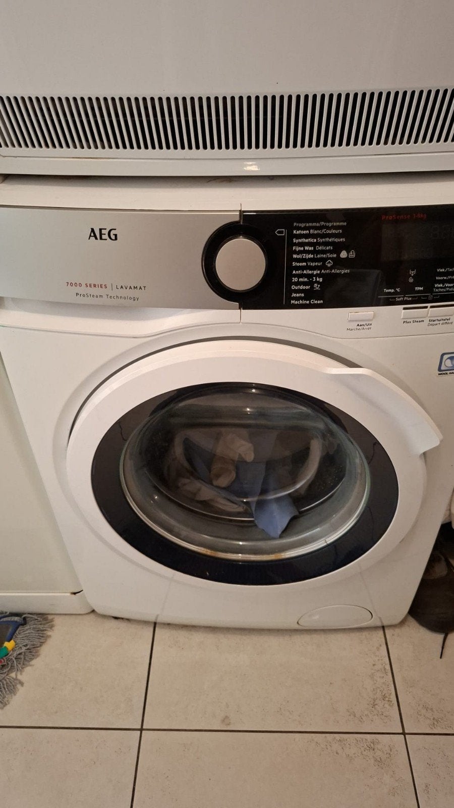 wasmachine Aeg, Ophalen