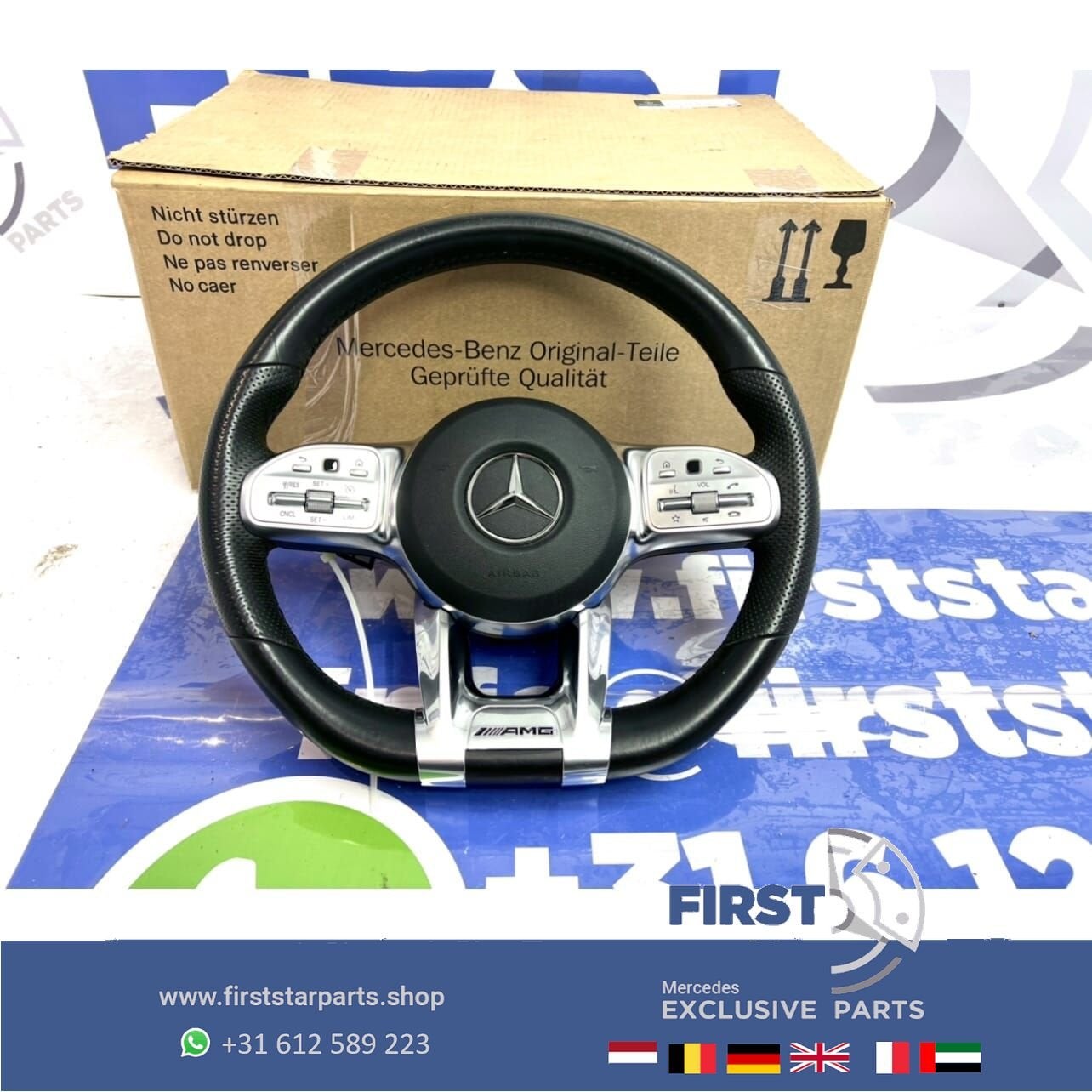 2021 AMG STUUR + AIRBAG origineel Mercedes W177 W118 H247 W2, Gebruikt, -, Ophalen of Verzenden, -