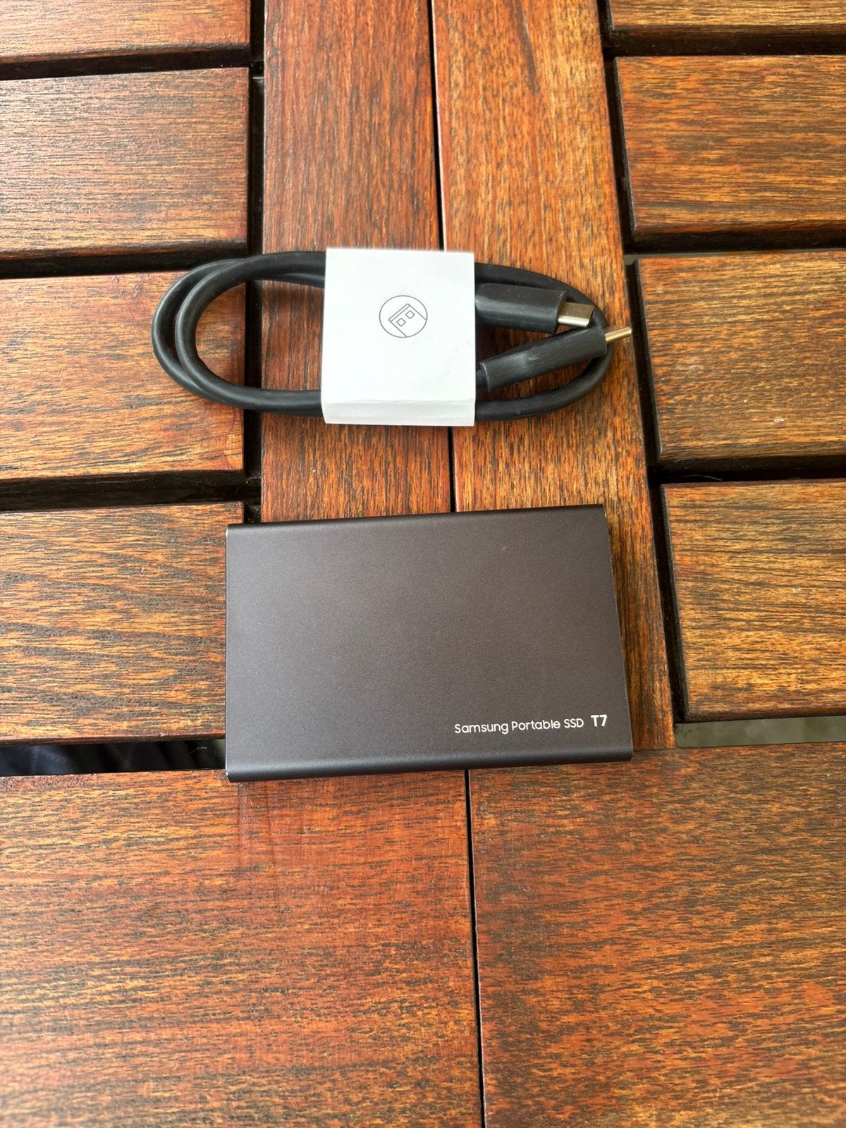Disque dur externe Samsung T7 2TB, Informatique & Logiciels, Disques durs, Enlèvement ou Envoi, SSD, Externe, Comme neuf