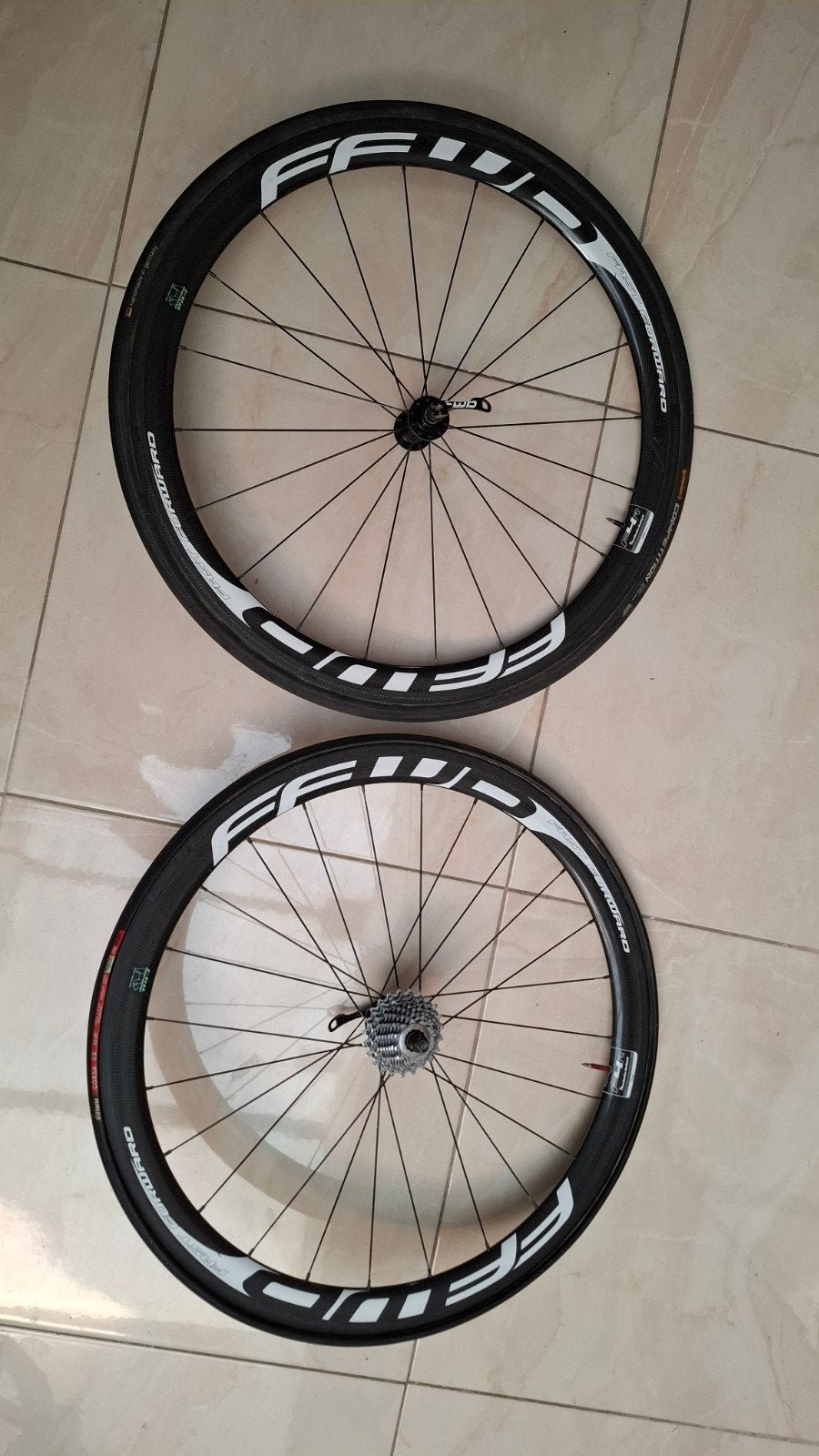 FFWD 700c Full Carbon velgen in goede staat, Ophalen, Carbon