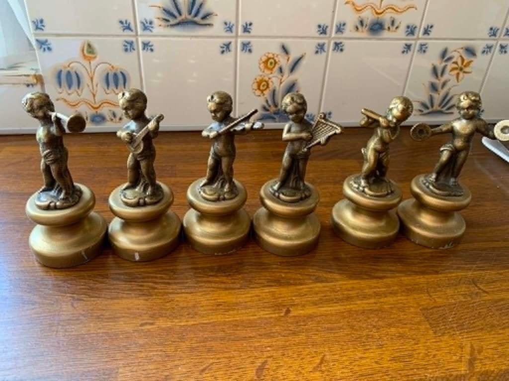 6 MUZIKANTJES VINTAGE, Verzamelen, Ophalen, Gebruikt