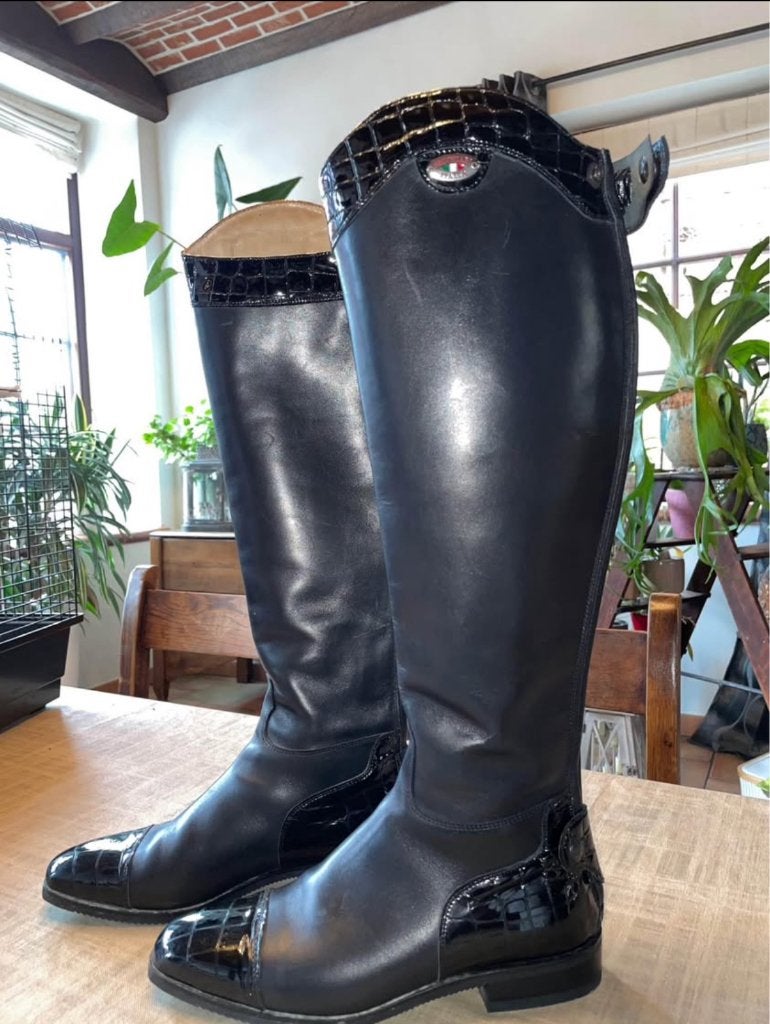 bottes noir vernis, Autres marques, Femmes, Comme neuf, Enlèvement