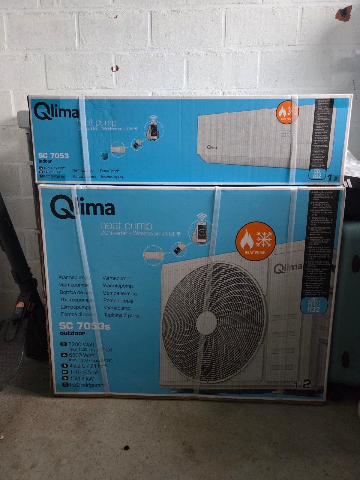 Airco / Climatiseur Qlima SC 7053, Ophalen, Nieuw, Wandairco