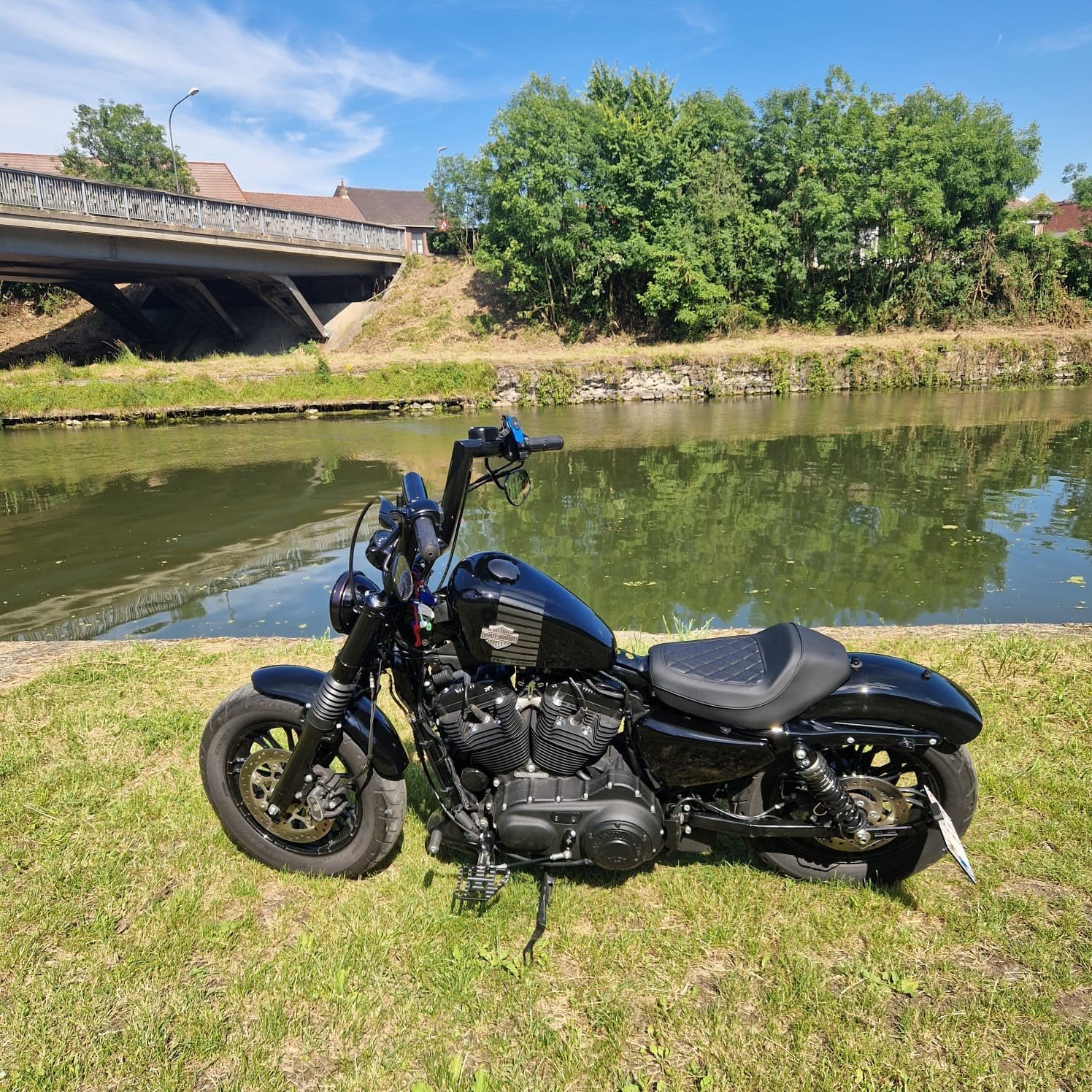 Harley-Davidson Forty-Eight (2019) – Full Custom Stage 1, Motoren, 2 cilinders, Occasion, Chopper, Particulier
