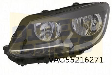 Volkswagen Caddy/Touran (7/10-) Koplamp Links OES! 1T1941005, Autos : Pièces & Accessoires, Neuf, -, Volkswagen, -
