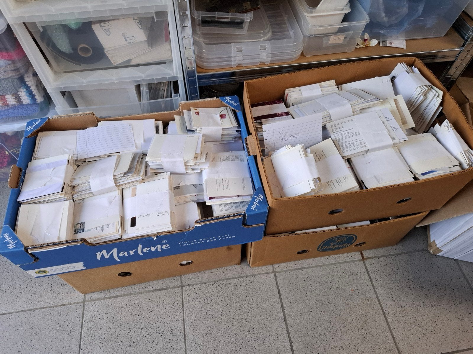 17.500 bidprentjes, Verzamelen, Ophalen