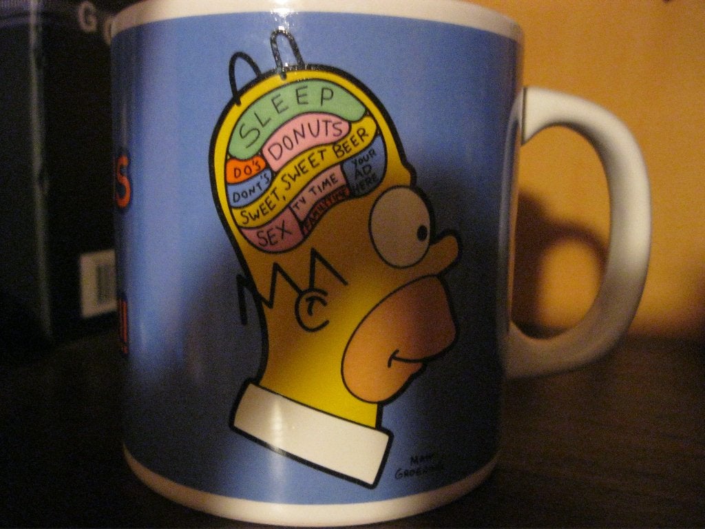 2 tassen the simpsons, Ophalen, Nieuw