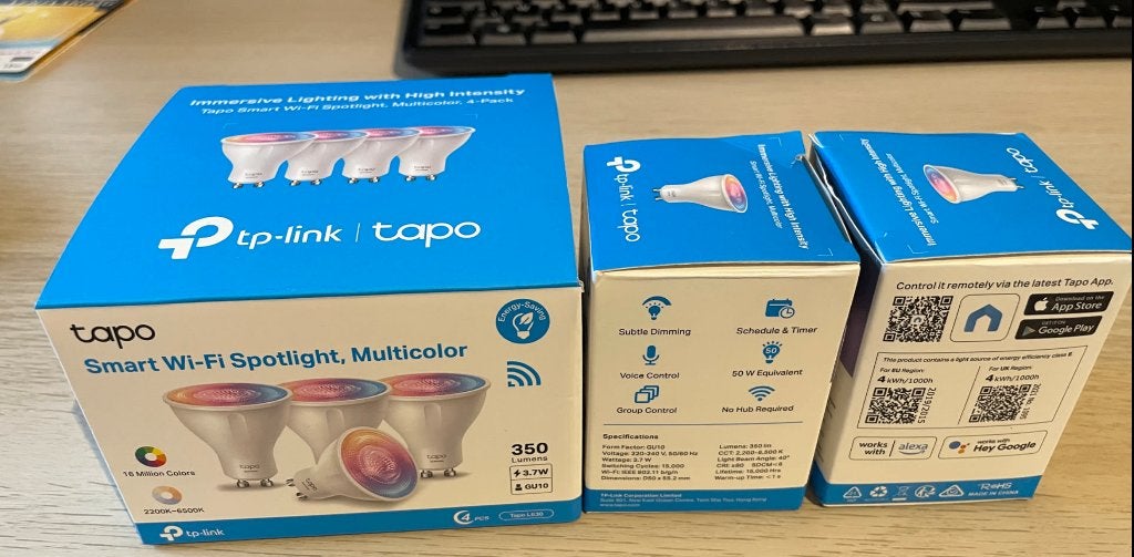 Tapo wifi ledspots L630: 6 stuks, Huis en Inrichting, Lampen | Spots, Inclusief lichtbron, GU10, Overige merken, Ophalen of Verzenden