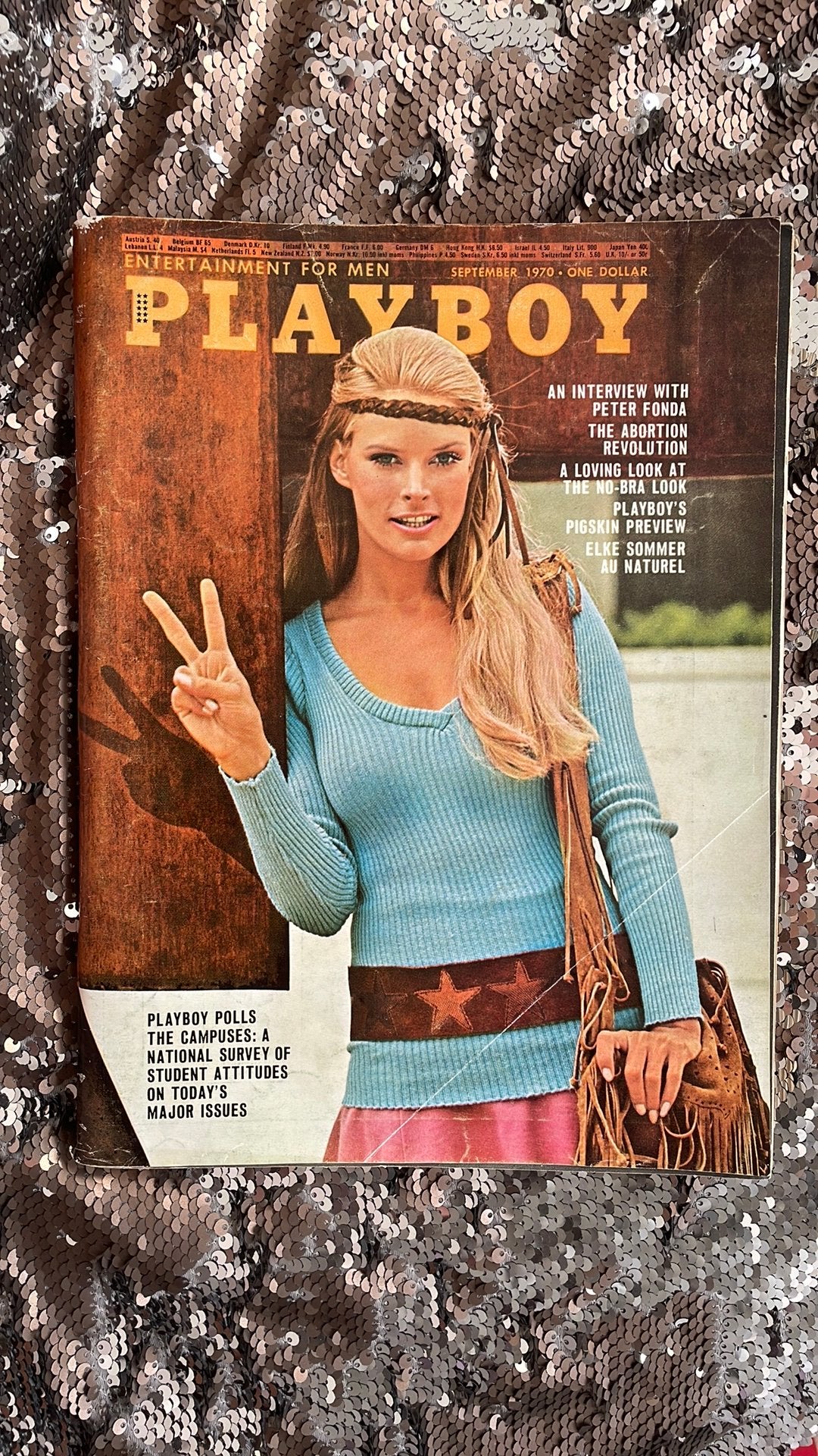 Playboy vintage magazine septembre 1970, Enlèvement ou Envoi, Comme neuf