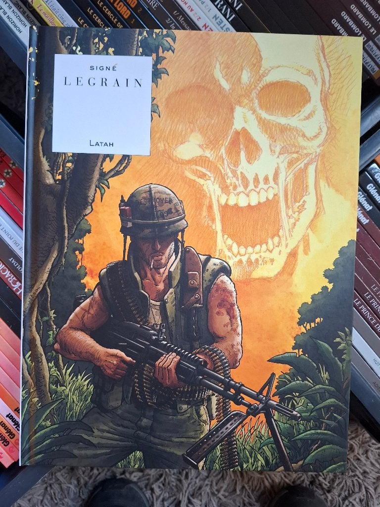COLLECTION SIGNé LATAH LEGRAIN TTBE EO, Eén stripboek, Ophalen of Verzenden, Zo goed als nieuw