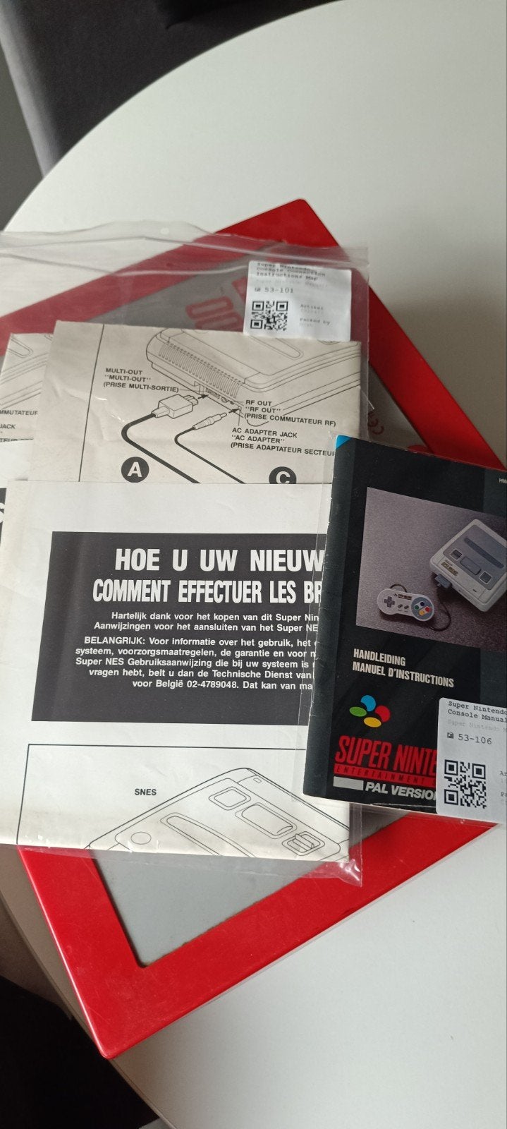 Instructie boekjes super Nintendo, Games en Spelcomputers, Games | Nintendo Super NES, Ophalen