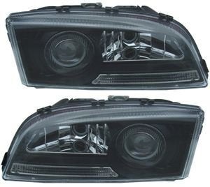 Volvo Koplamp zwart styling USA Links en Rechts in set VOLVO, Auto-onderdelen, Ophalen of Verzenden, Nieuw, Volvo