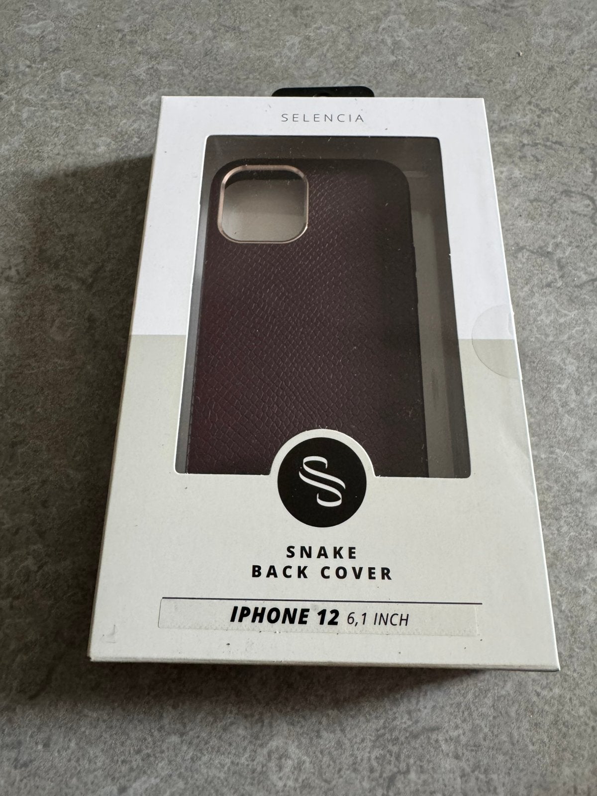 Nieuw hoesje iphone 12 in slangenleder, Télécoms, Enlèvement ou Envoi, Comme neuf, IPhone 12