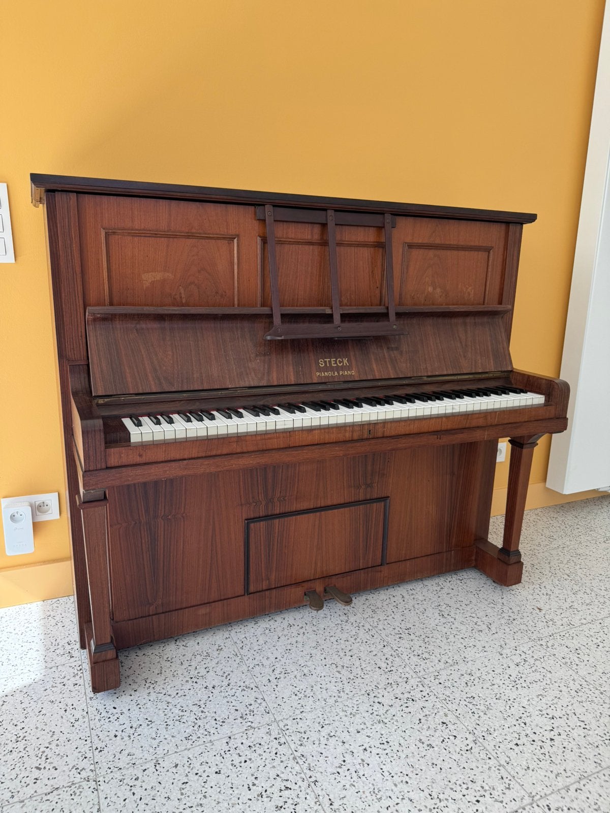 Piano Steck, Enlèvement, Utilisé, Brun, Piano