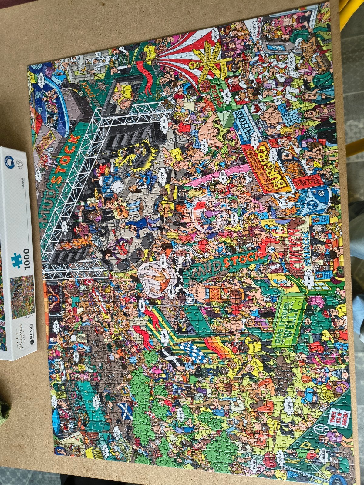 super leuke puzzel van 1000 stuks, Ophalen, 500 t/m 1500 stukjes, Zo goed als nieuw, Legpuzzel
