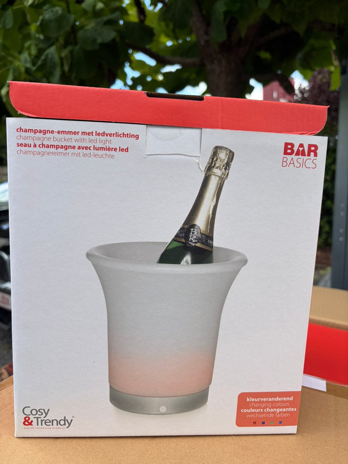 Champagne emmer met led lichr, Maison & Meubles, Accessoires pour la Maison | Porte-bouteilles, Enlèvement, Neuf, Moins de 5 bouteilles