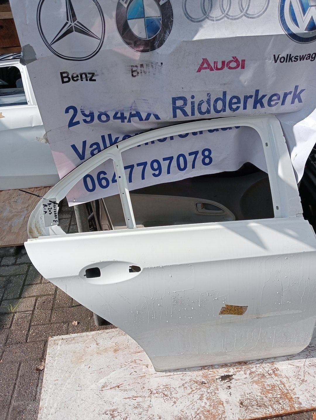 Mercedes A-203 Rechts Achter, Arrière, Utilisé, Porte, -