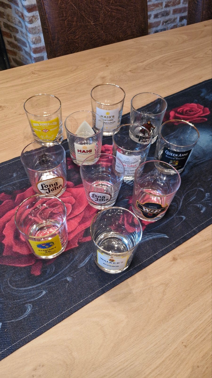 oude whisky glazen, Verzamelen, Ophalen, Zo goed als nieuw, Borrel- of Shotglas