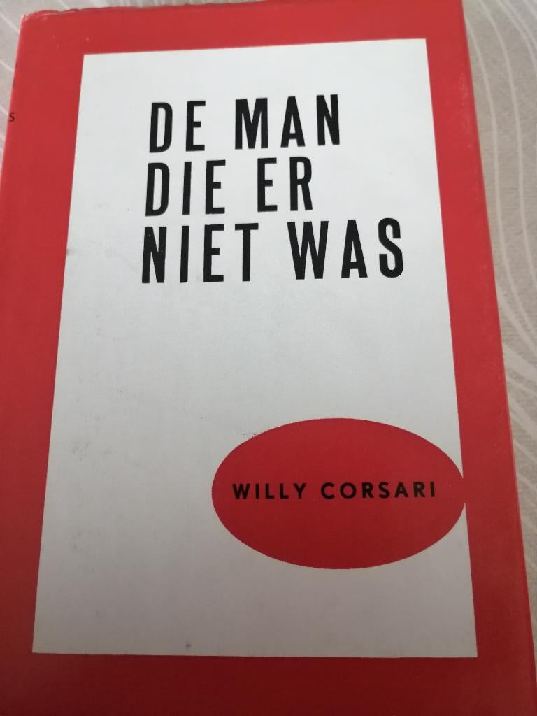 De man die er niet was  Willy Corsari, Boeken, Ophalen of Verzenden, Nieuw