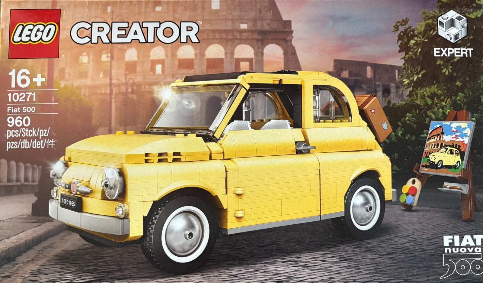 Lego fiat 500, Kinderen en Baby's, Ophalen, Zo goed als nieuw, Lego