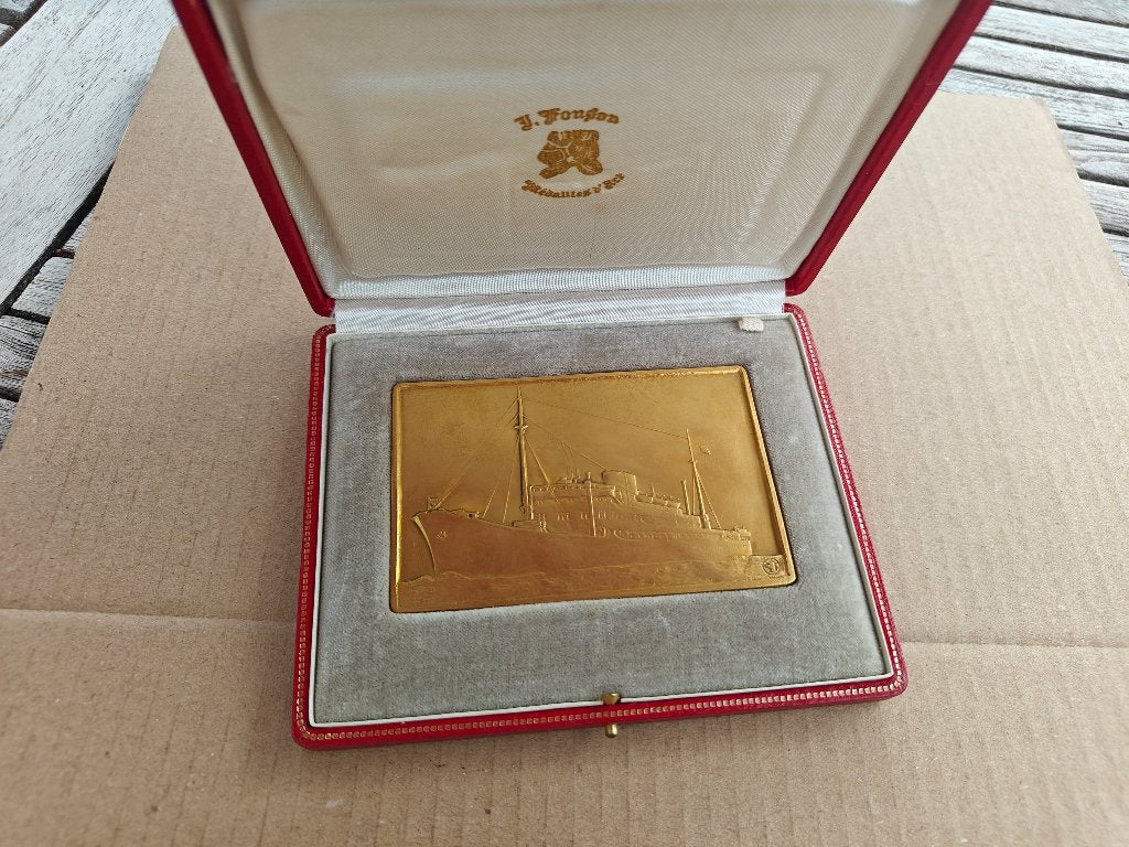 Plakkaat C.M.B. 10x7, Verzamelen, Scheepvaart, Ophalen of Verzenden