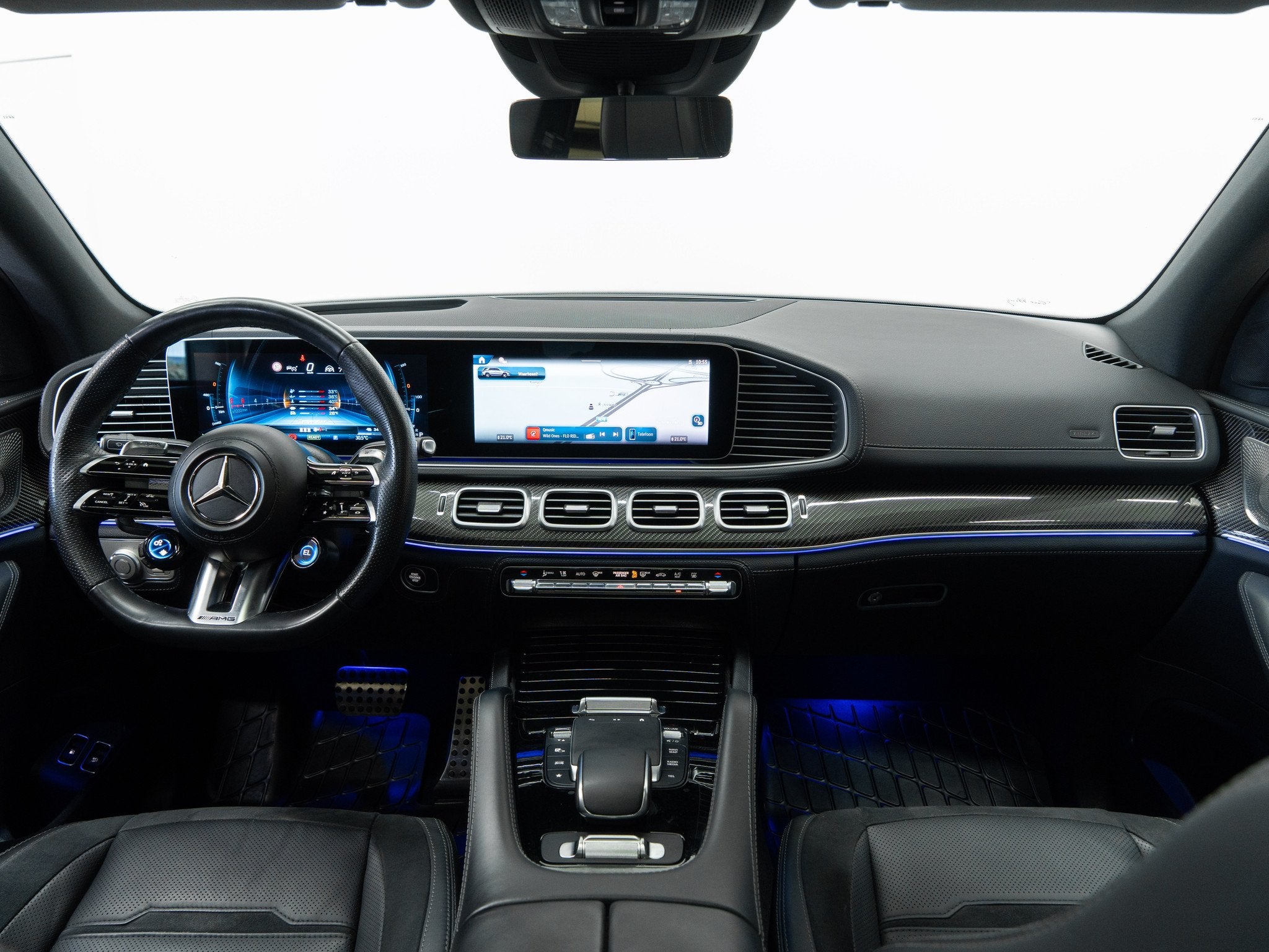 Mercedes-Benz GLE 53 AMG 4M+ HYBRID Night 22" PANO Massage D, Auto's, 32 g/km, Gebruikt, Zwart, 544 pk