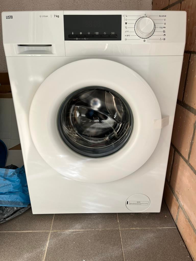 Nieuwe/Neuf Listo Wasmachine 7kg Energielabel A, Elektronische apparatuur, Wasmachines, Ophalen, Nieuw